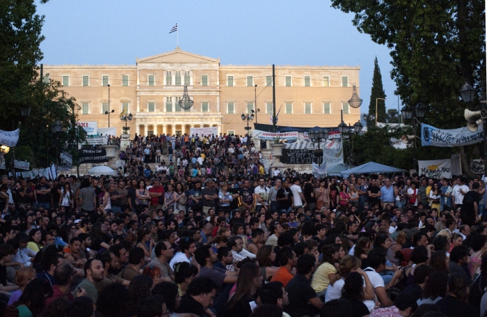 Athen-Hellas-demonstrasjon-Wikimedia-Commons